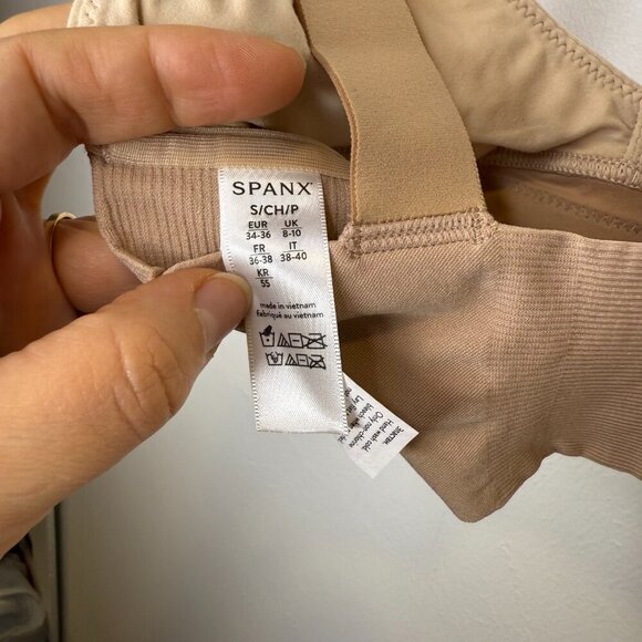 New Spanx SPANX smooth Bra-llelujah! Unlined Bralette in Nude Size Small - Picture 11 of 12